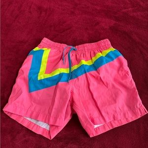 🔹 Chubbies Swim Trunks Pink size Medium